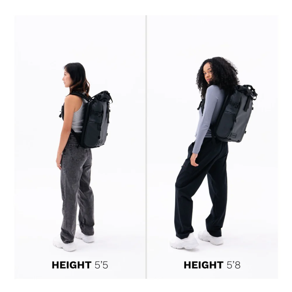 Wandrd PRVKE Backpack – Weather-Resistant and Expandable Bundle (Black) - Image 7