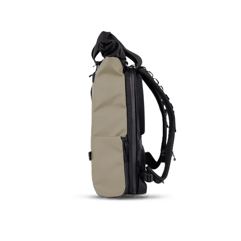 WANDRD PRVKE Lite Camera Backpack - Weather-Resistant with Expandable Rolltop (Yuma Tan) - Image 3