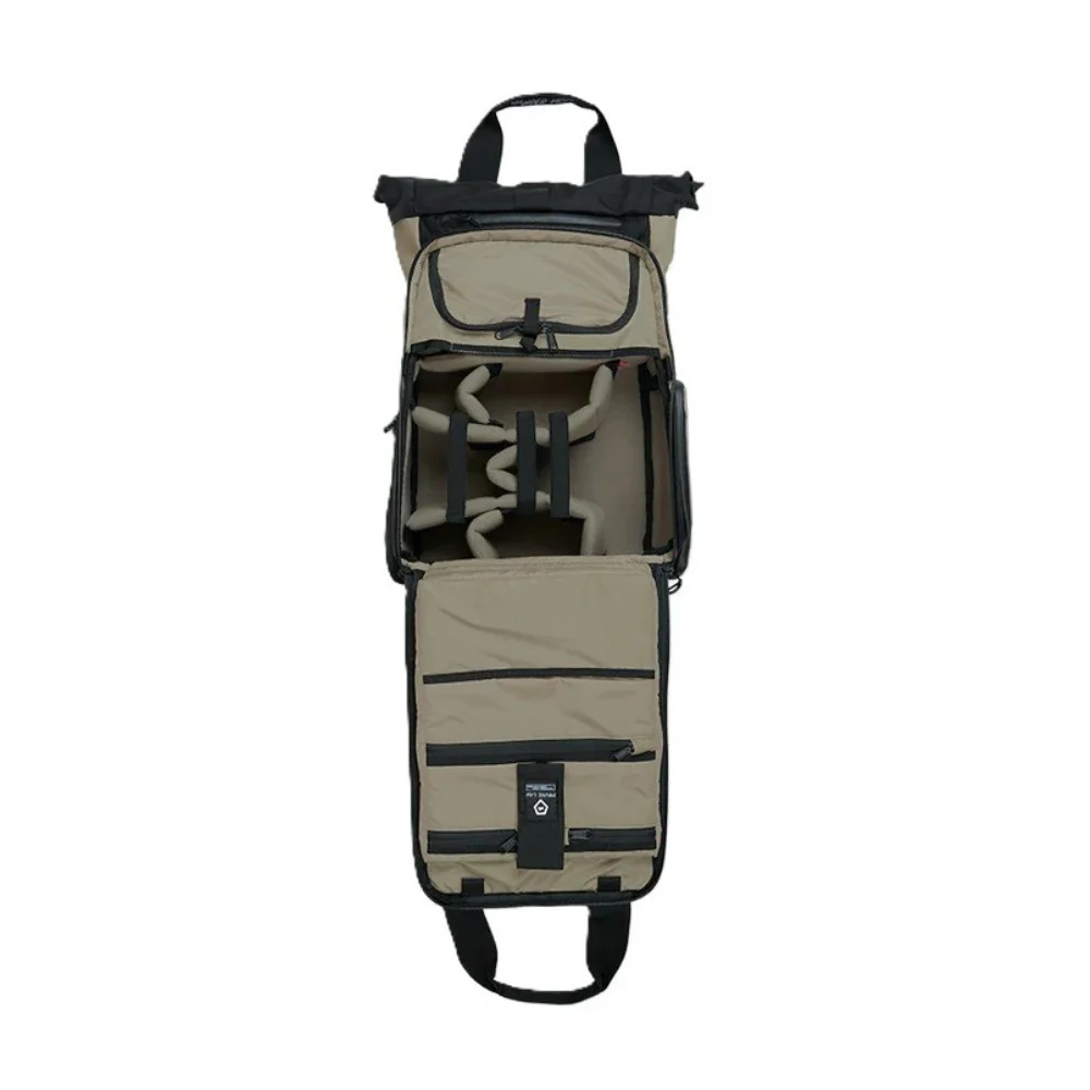 WANDRD PRVKE Lite Camera Backpack - Weather-Resistant with Expandable Rolltop (Yuma Tan) - Image 4