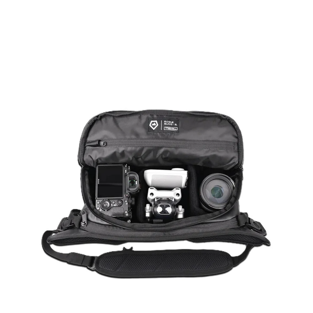 WANDRD ROGUE 9L Camera Sling Bag - Weather Resistant (Wasatch Green) - Image 4