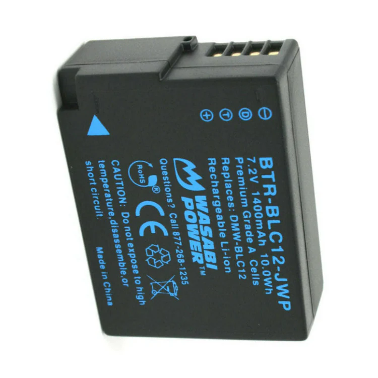 Wasabi Power Battery with Premium Grade A Cells for Panasonic DMW-BLC12 Battery - Image 3