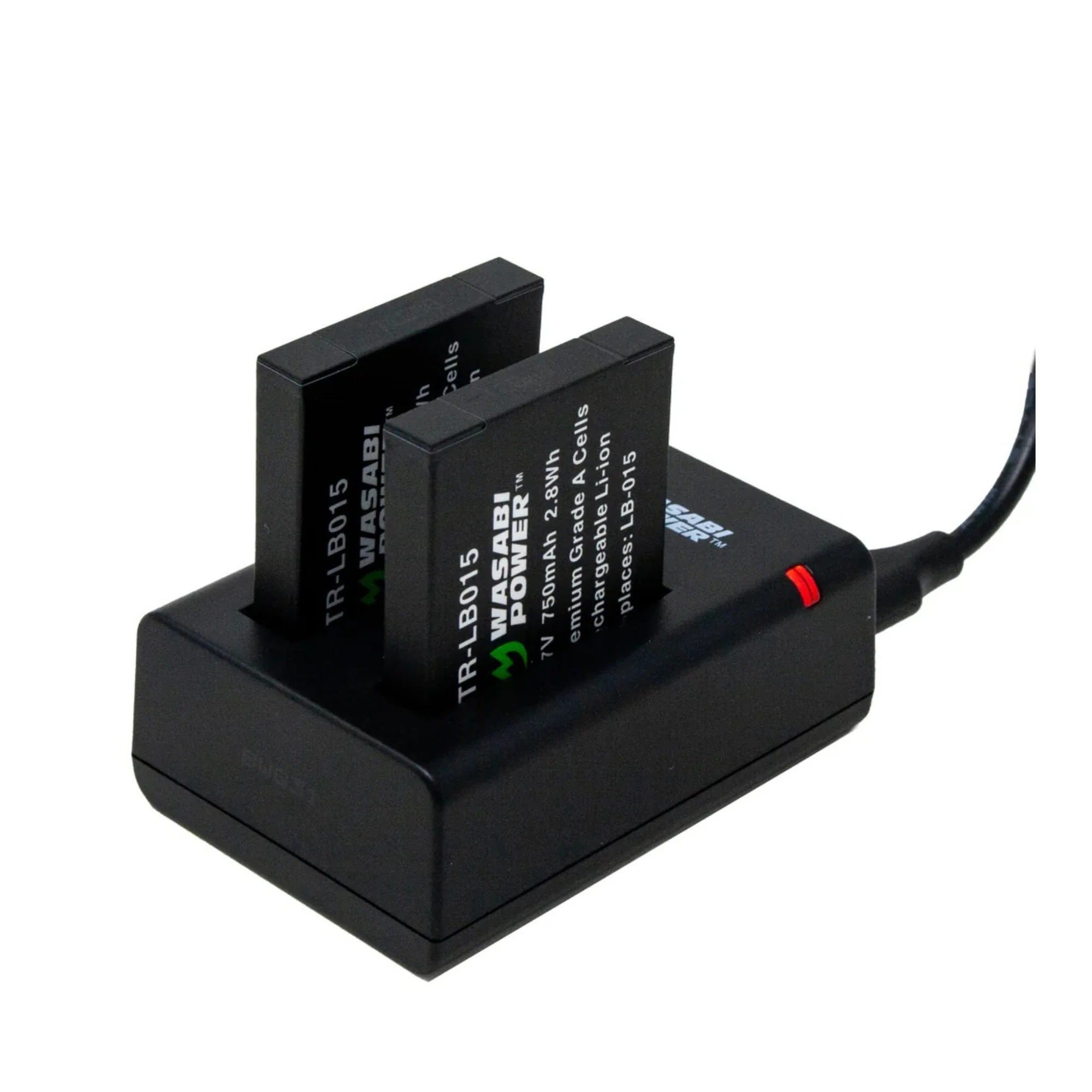 Wasabi Power Kodak LB-015 750mAh Battery and Dual Charger (2-Pack) - Image 2