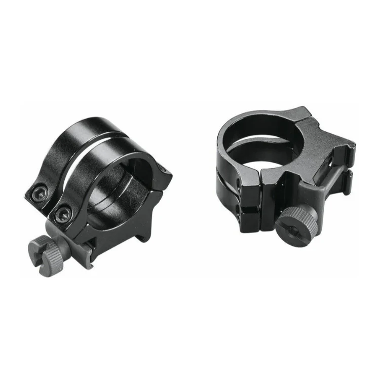 Weaver Quad Lock Detachable 1-Inch Scope Rings (Black, High)