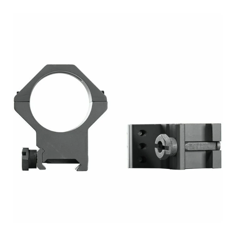 Weaver 6-Hole 34mm High Mount Picatinny Scope Rings (Matte) - Image 2