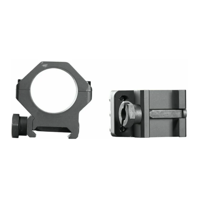 Weaver 6-Hole 1-Inch Medium Mount Picatinny Scope Rings (Matte) - Image 2