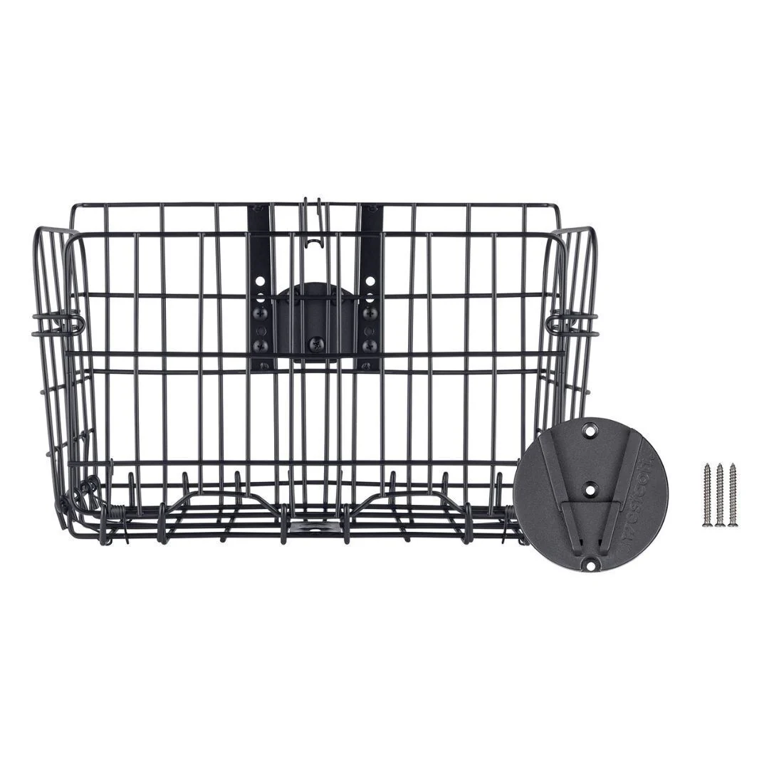 Westcott Float Wall Mount Storage Basket by Lindsay Adler with Tight Mesh for Garages and Closet - Image 3