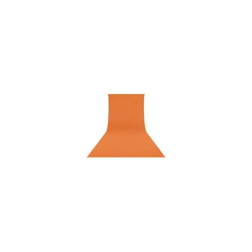 Westcott Pro Wrinkle-Resistant, Machine-Washable Backdrop (Tiger Orange, 9 x 20 Feet) - Image 3