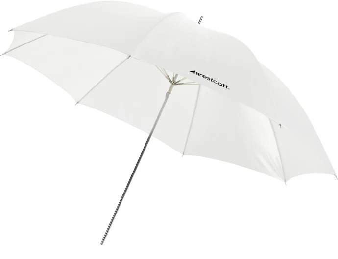 Westcott Optical White Satin Diffusion Standard Umbrella (45")