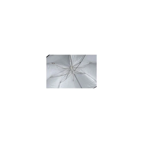 Westcott Optical White Satin 45 inch Convertible Umbrella with Removable Black Cover - Image 9