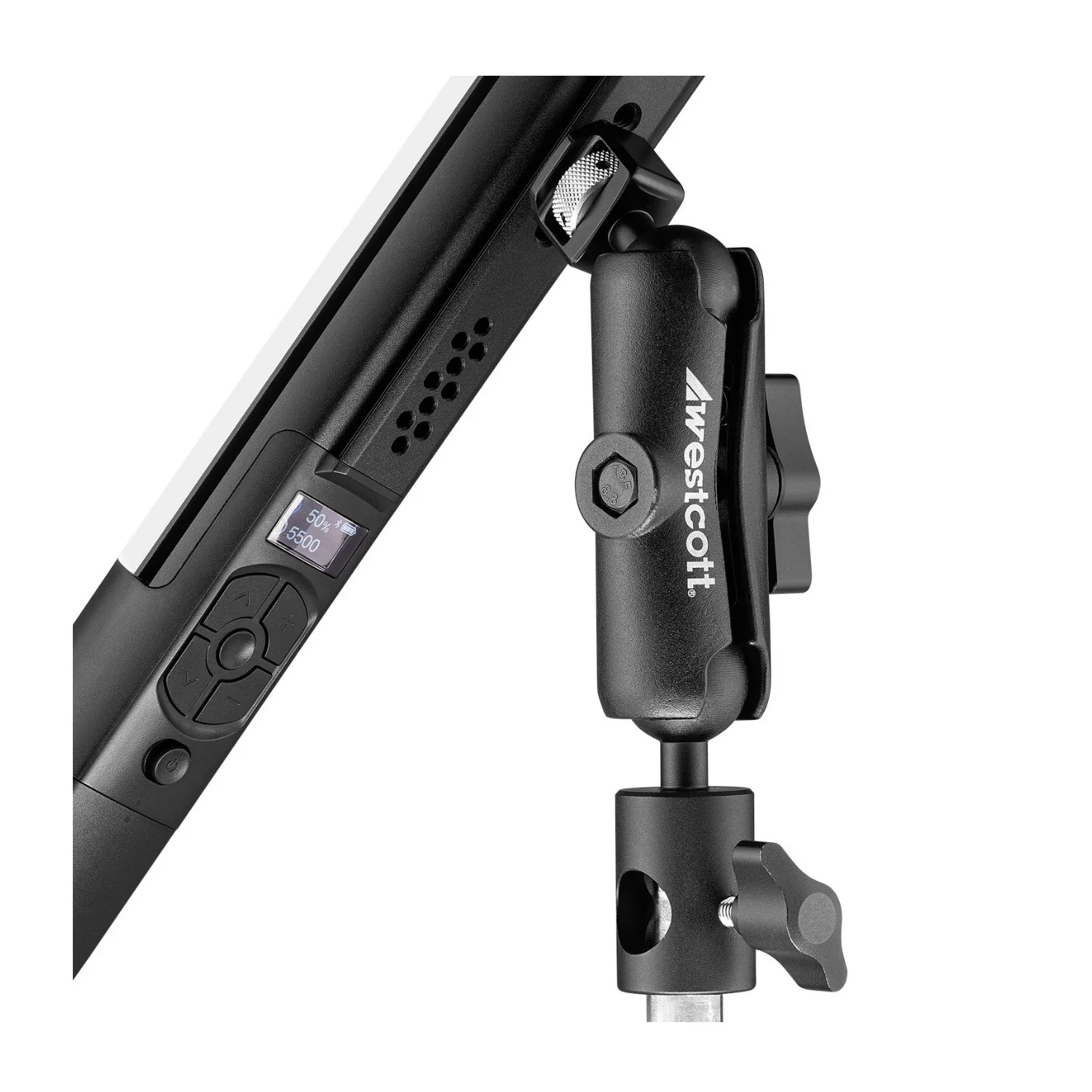 Westcott Dual-Joint 3/8 Inch Anti-Twist Tilter Bracket with 360 Rotation - Image 5