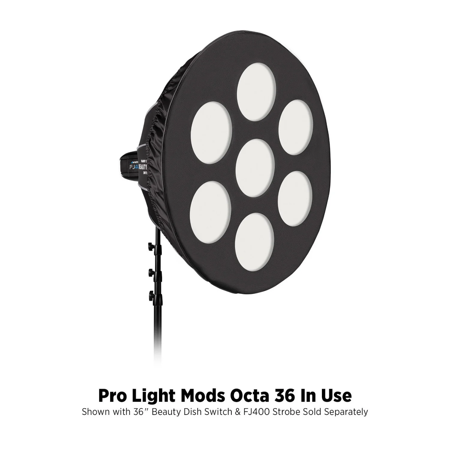 Westcott Pro Light Adjustable Corner System and Hook-And-Loop Tape Lining Mods Octa 36 with Case - Image 6