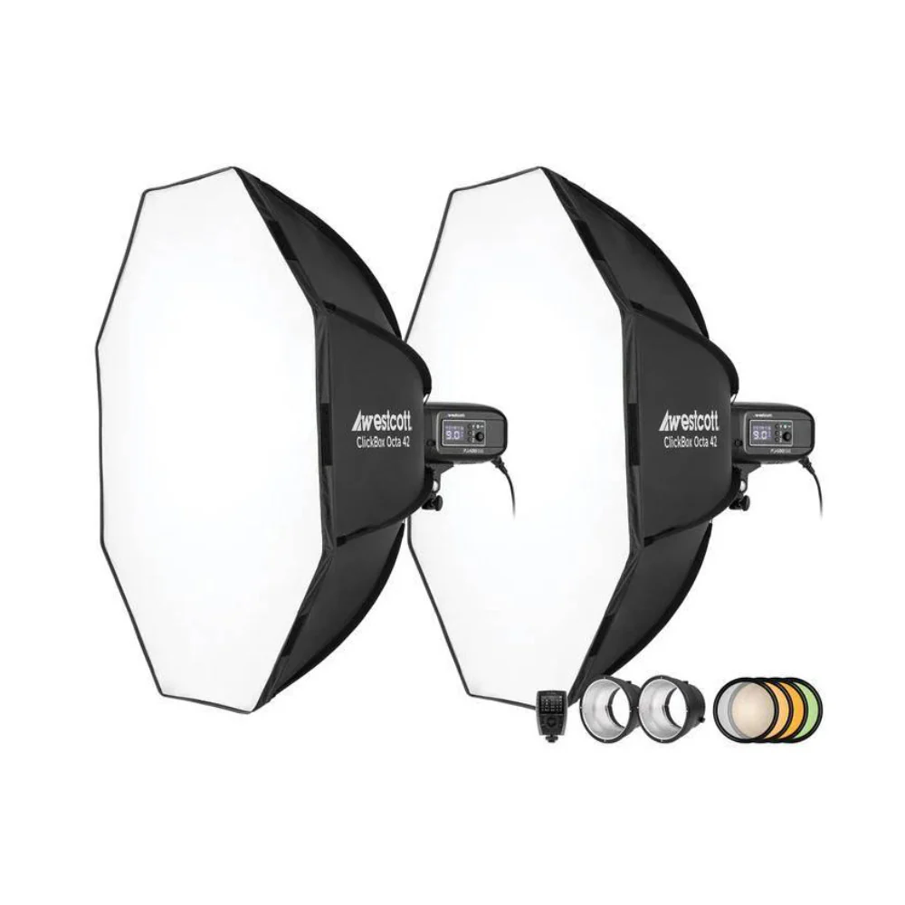 Westcott FJ400-SE 2-Light Studio Strobe Kit (110V) with FJ-X3 M Multi-Brand Wireless Trigger