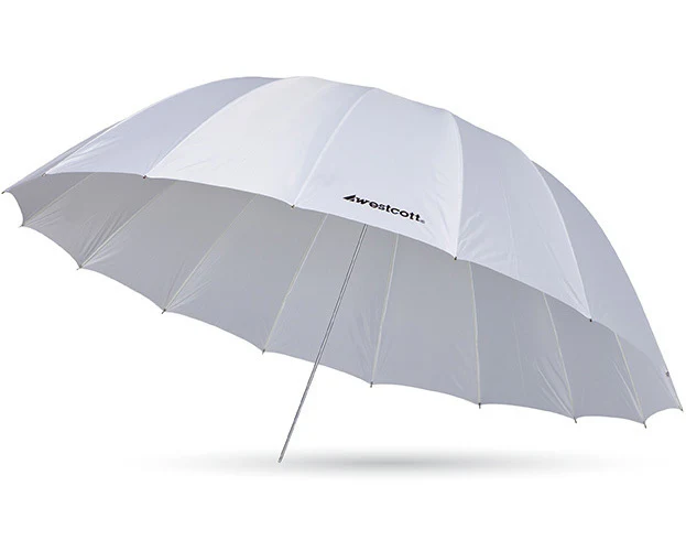Westcott White Diffusion Parabolic Standard Umbrella (7') - Image 2