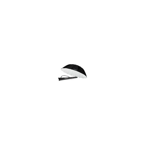 Westcott White/Black Bounce Parabolic Standard Umbrella (7') - Image 5