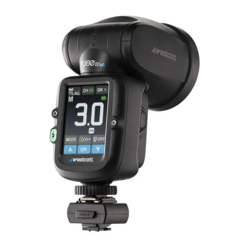 Westcott FJ80 II M Universal Touchscreen 80Ws Speedlight with Adapter for Sony Cameras - Image 6