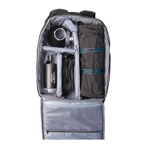 Westcott L60-B Bi-Color COB LED Video Light 1-Pack and Backpack Kit - Image 15