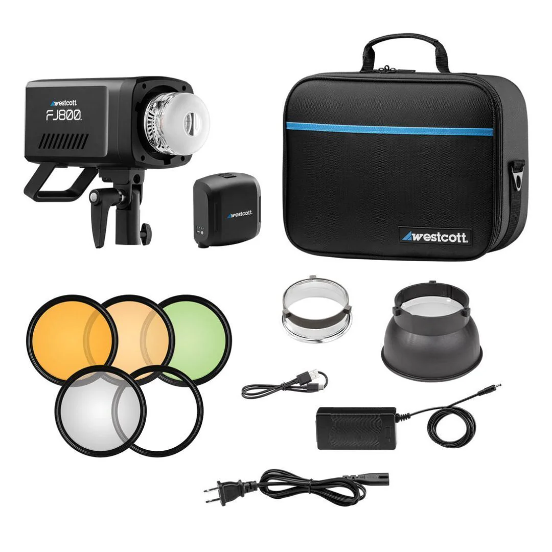 Westcott FJ800 800W Compact Touchscreen Strobe with FJ Pro AC and DC Battery - Image 5