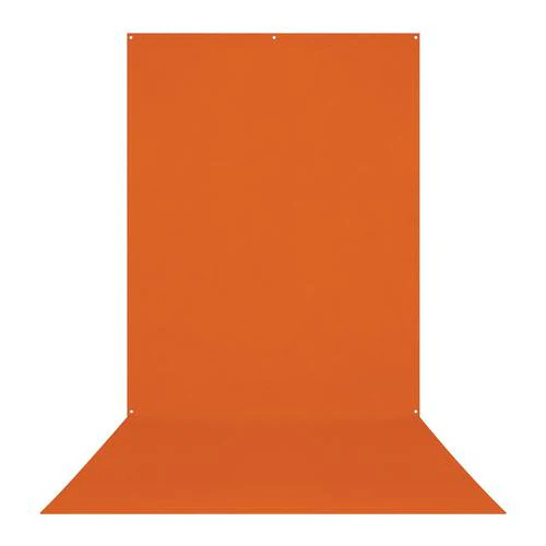 Westcott X-Drop Wrinkle-Resistant Backdrop, Perfect for Studios (Orange, 5 x 12 Feet)