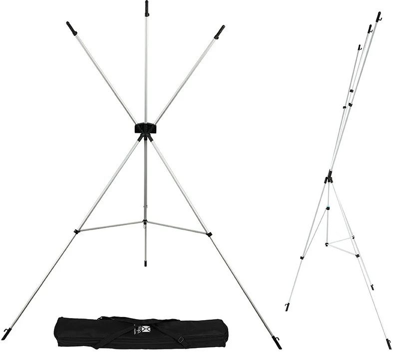 Westcott X-Drop Wrinkle-Resistant 5x7-Feet Backdrop Kit (Neutral Gray) - Image 6