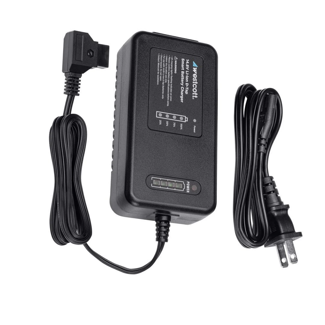 Westcott 14.8V D-Tap Li-Ion Battery Charger with Smart Charging Technology - Image 3