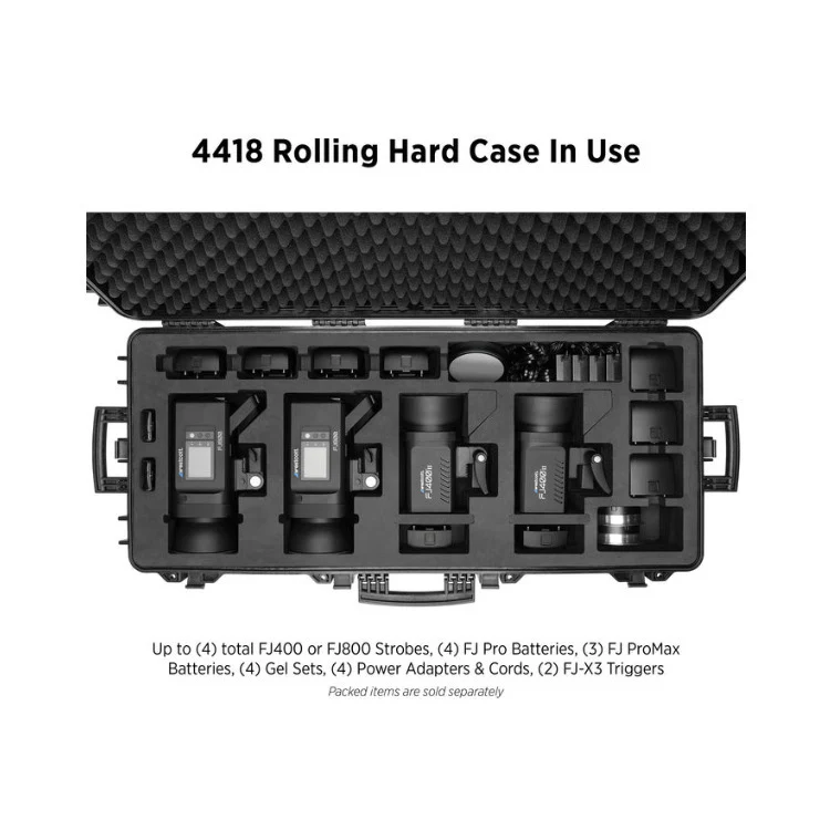 Westcott 44x18 Rolling Hard Case for FJ400 and FJ800 (4-Strobe) - Image 3