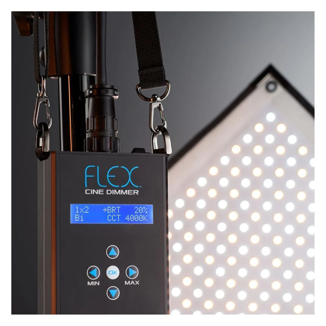 Westcott 1 x 1-Feet Flex Cine Bi-Color LED 2-Light Travel Kit with Mini V-Mount Batteries - Image 4
