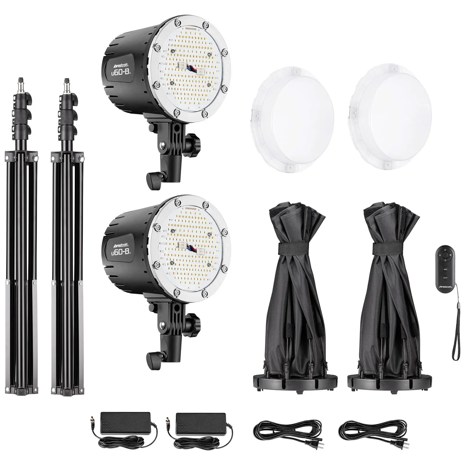 Westcott U60-B Bi-Color LED 2-Light Softbox Kit - Image 2