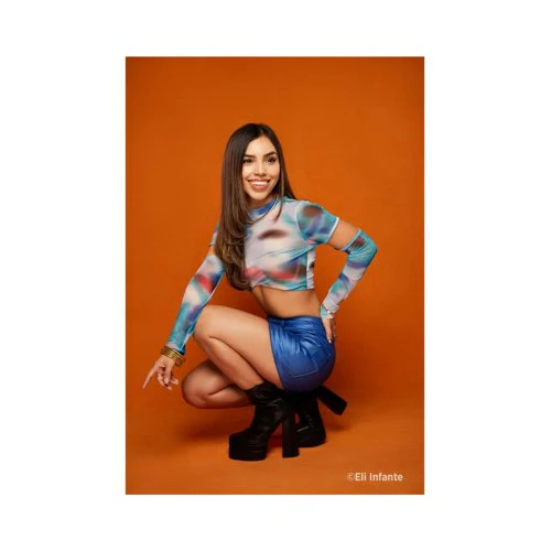 Westcott X-Drop Pro Wrinkle-Resistant, Machine-Washable Backdrop (Tiger Orange, 8 x 13 Feet) - Image 2