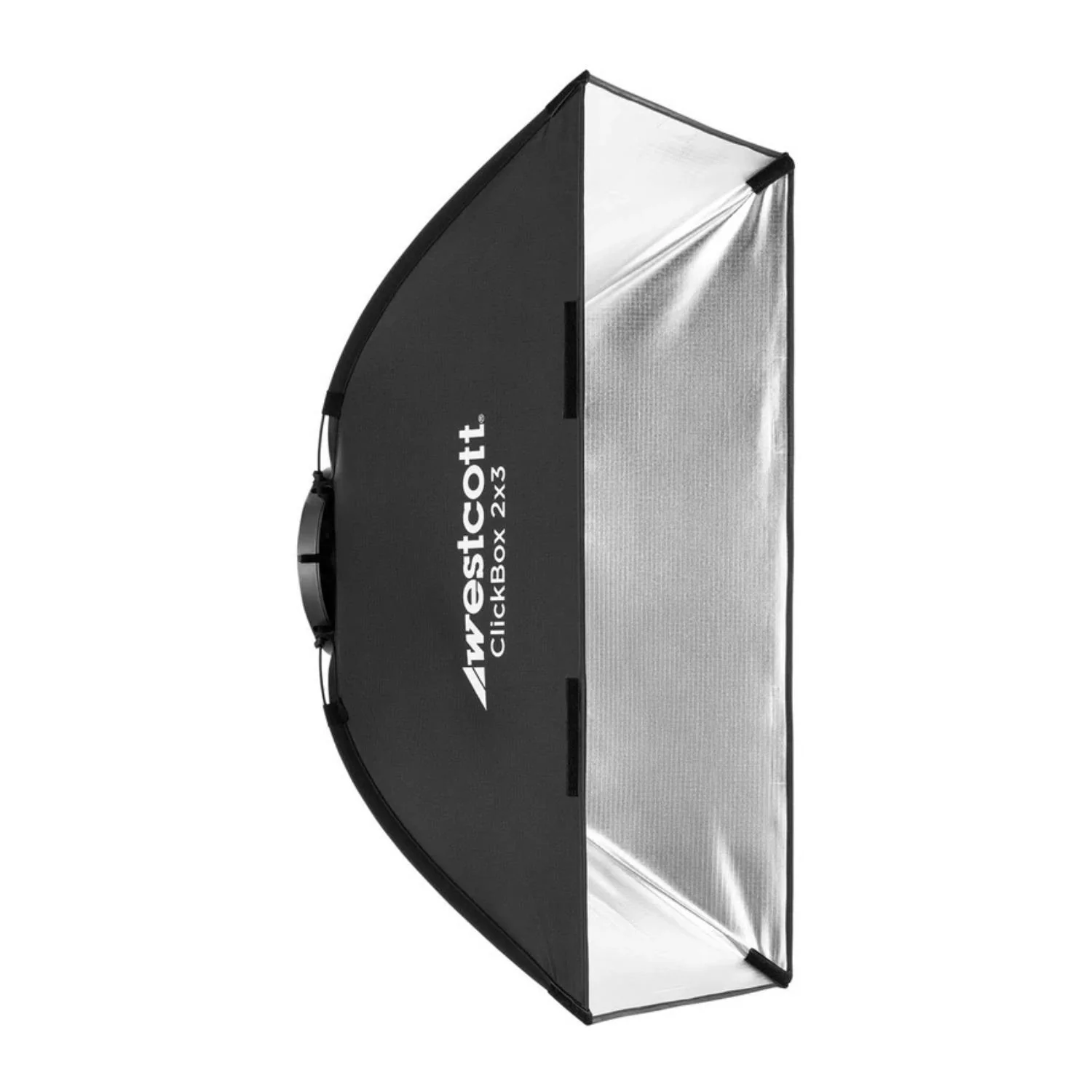 Westcott ClickBox 2x3 Softbox (Bowens) - Removable Diffuser, Silver Interior - Image 3