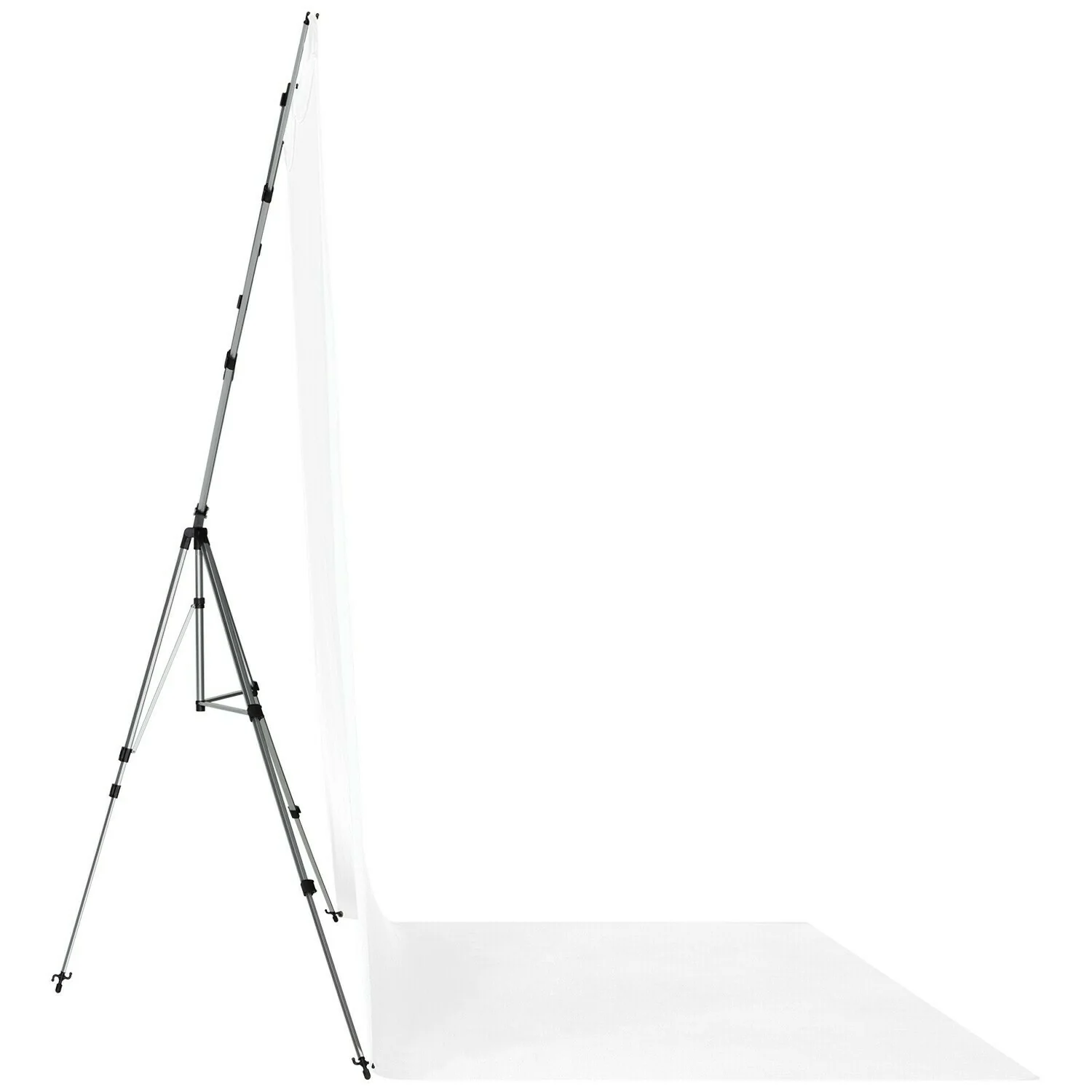 Westcott X-Drop Pro Wrinkle-Resistant Backdrop Kit White Sweep (8x13) Feet - Image 3