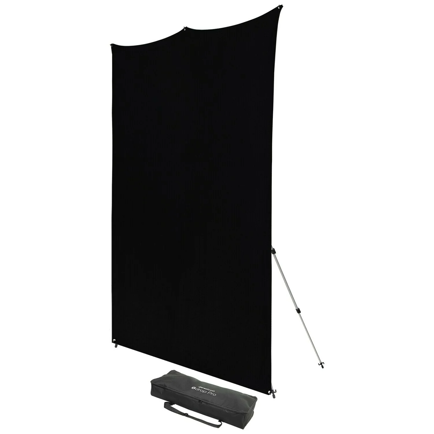 Westcott X-Drop Pro Wrinkle-Resistant 8 x 8 Feet Backdrop (Rich Black) - Image 2