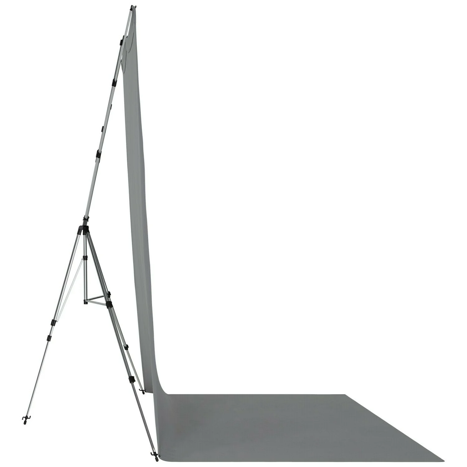Westcott X-Drop Pro Wrinkle-Resistant 8 x 13 Feet Backdrop Kit (Neutral Gray) - Image 3