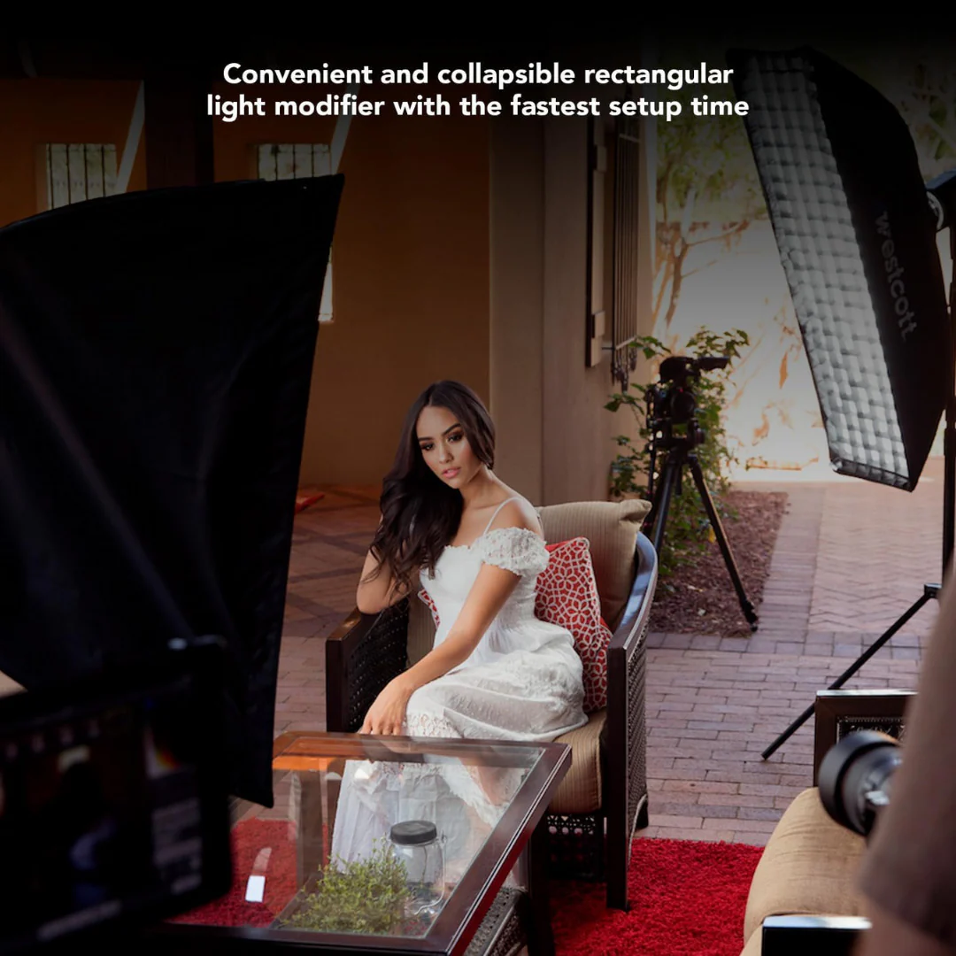Westcott Rapid Box Collapsible Switch Modifier Softbox with Carry Case and Pro Light Mods Bundle - Image 5