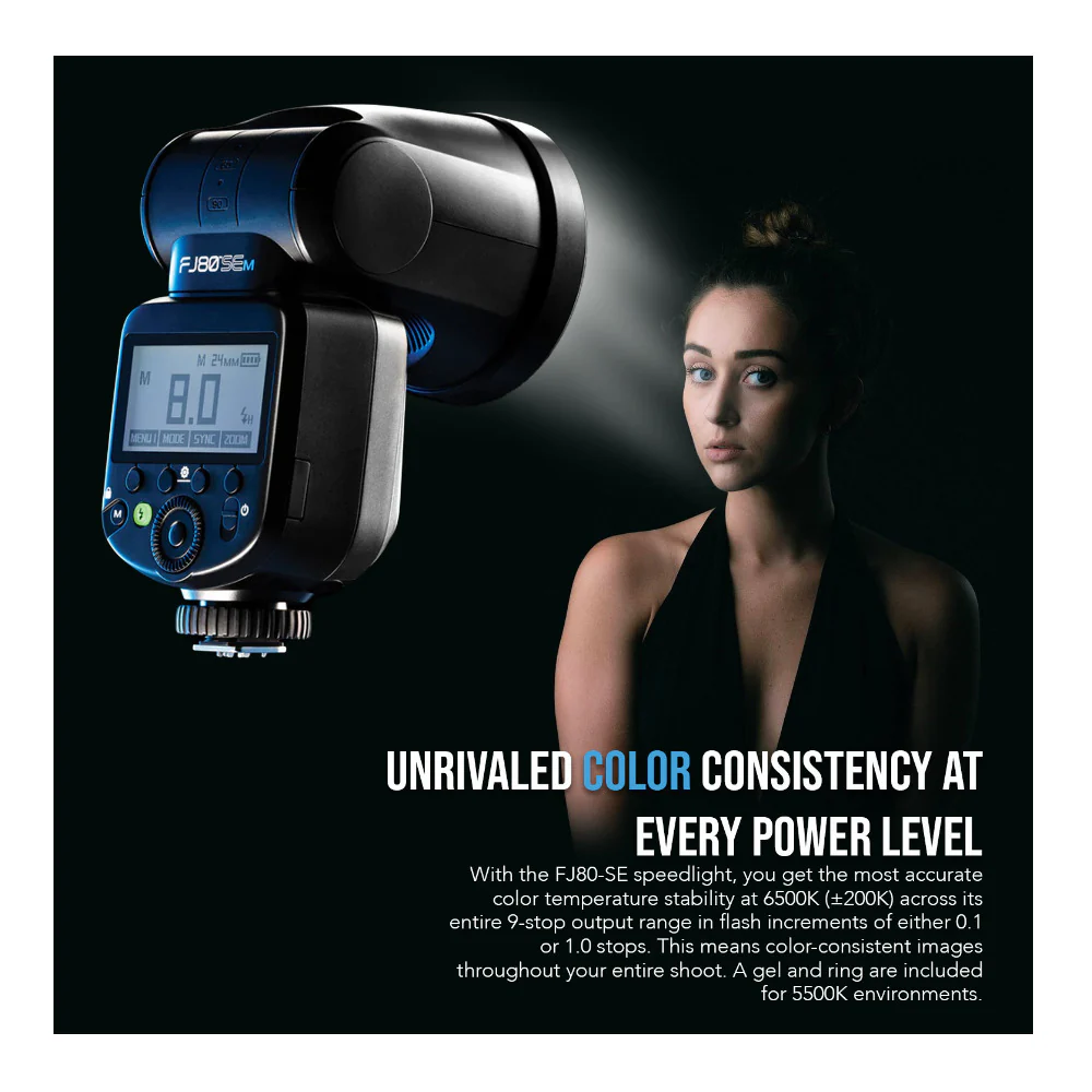 Westcott FJ80-SE M Universal 80Ws Speedlight and FJ80 Pocket Box Pack (Black) - Image 14