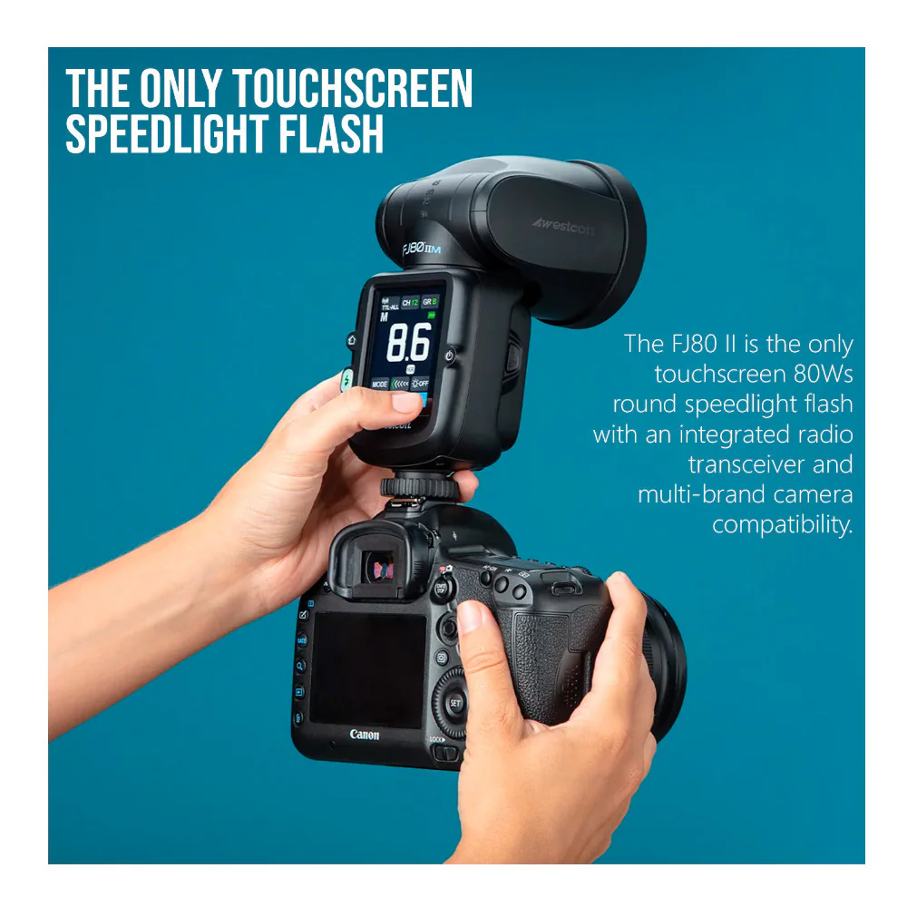 Westcott FJ80 II M 80Ws Speedlight with Sony Adapter and FJ80 Pocket Box Pack - Image 8