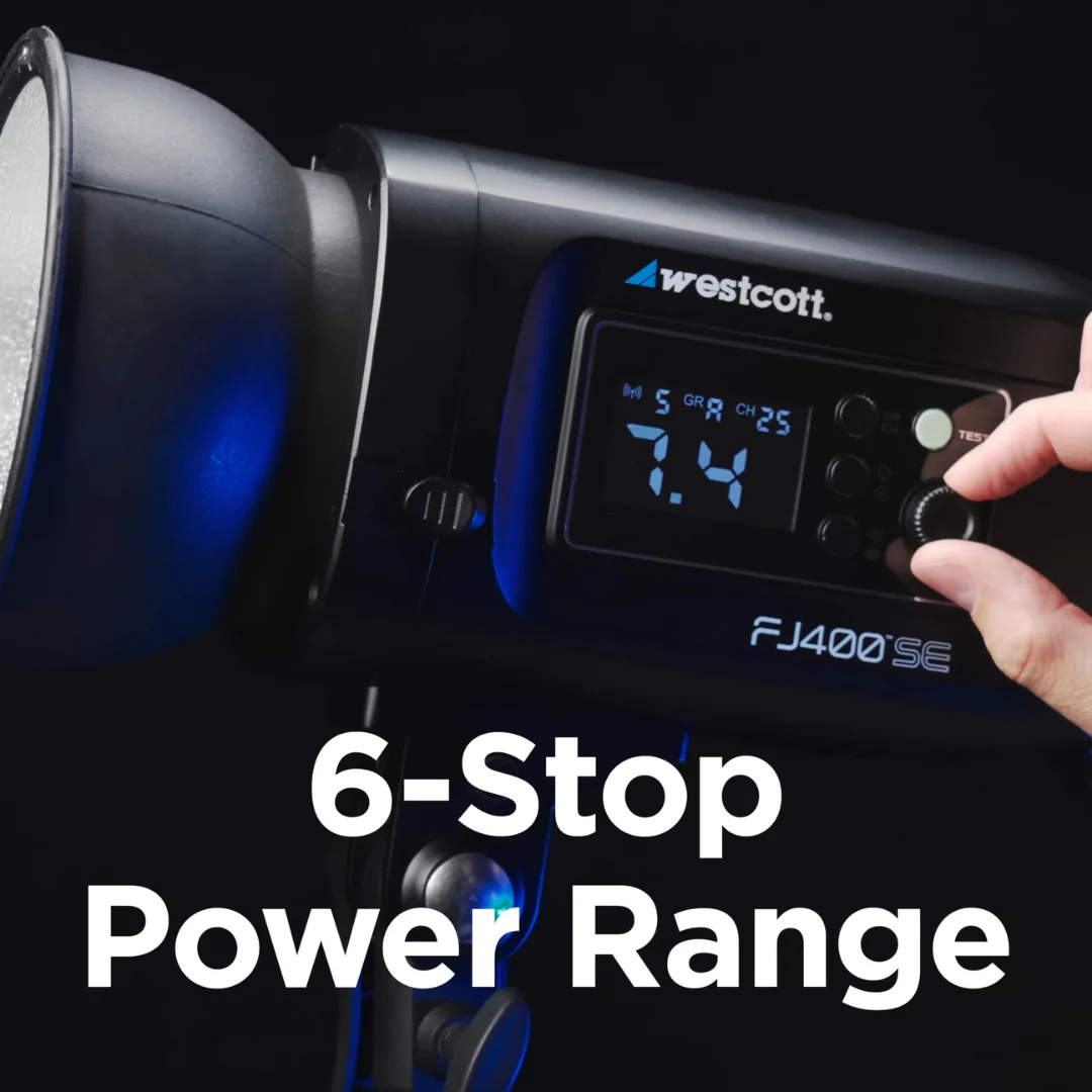 Westcott FJ400-SE Studio Strobe 400Ws (110V) with FJ-X3 Flash Trigger Bundle - Image 4