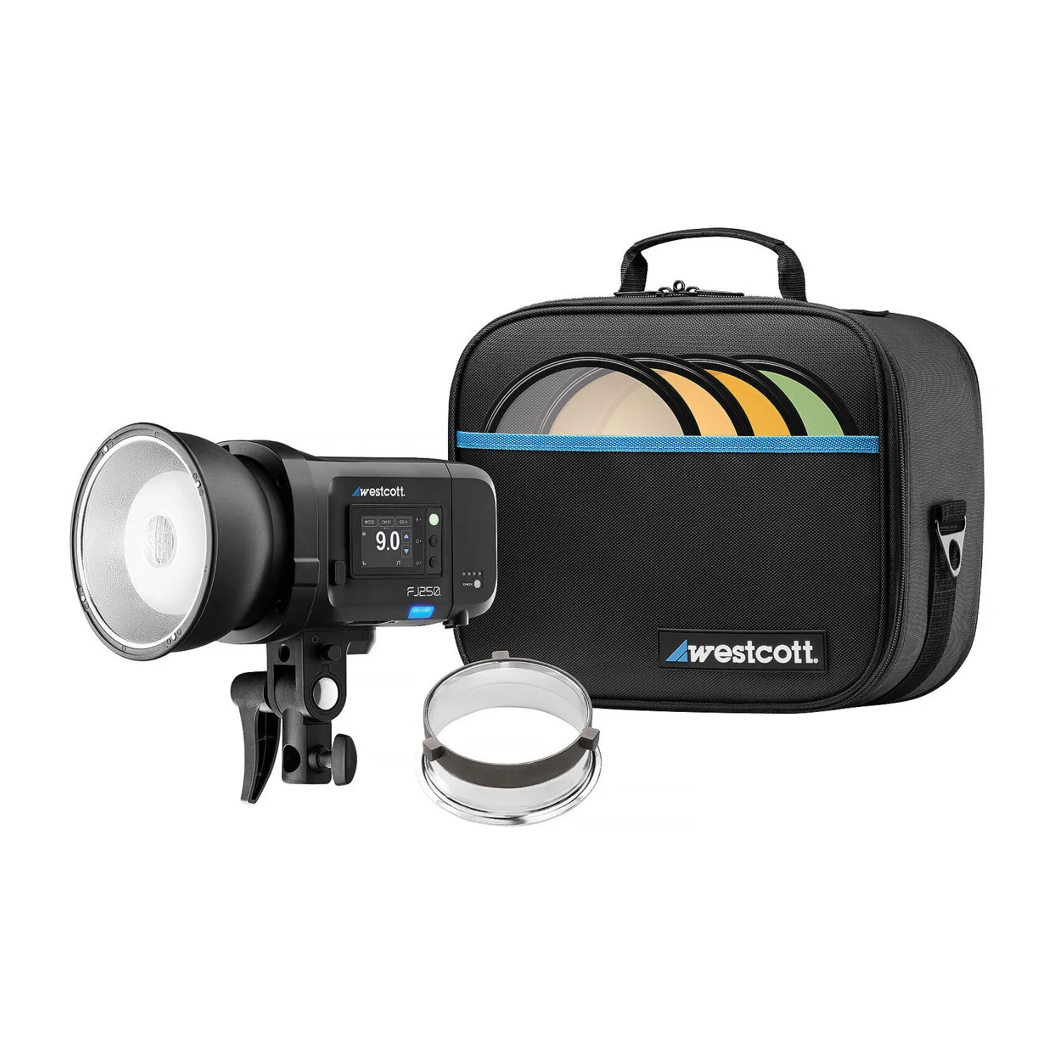 Westcott FJ250 Touchscreen Strobe Bundle with Tripod and 64GB Memory Card - Image 2