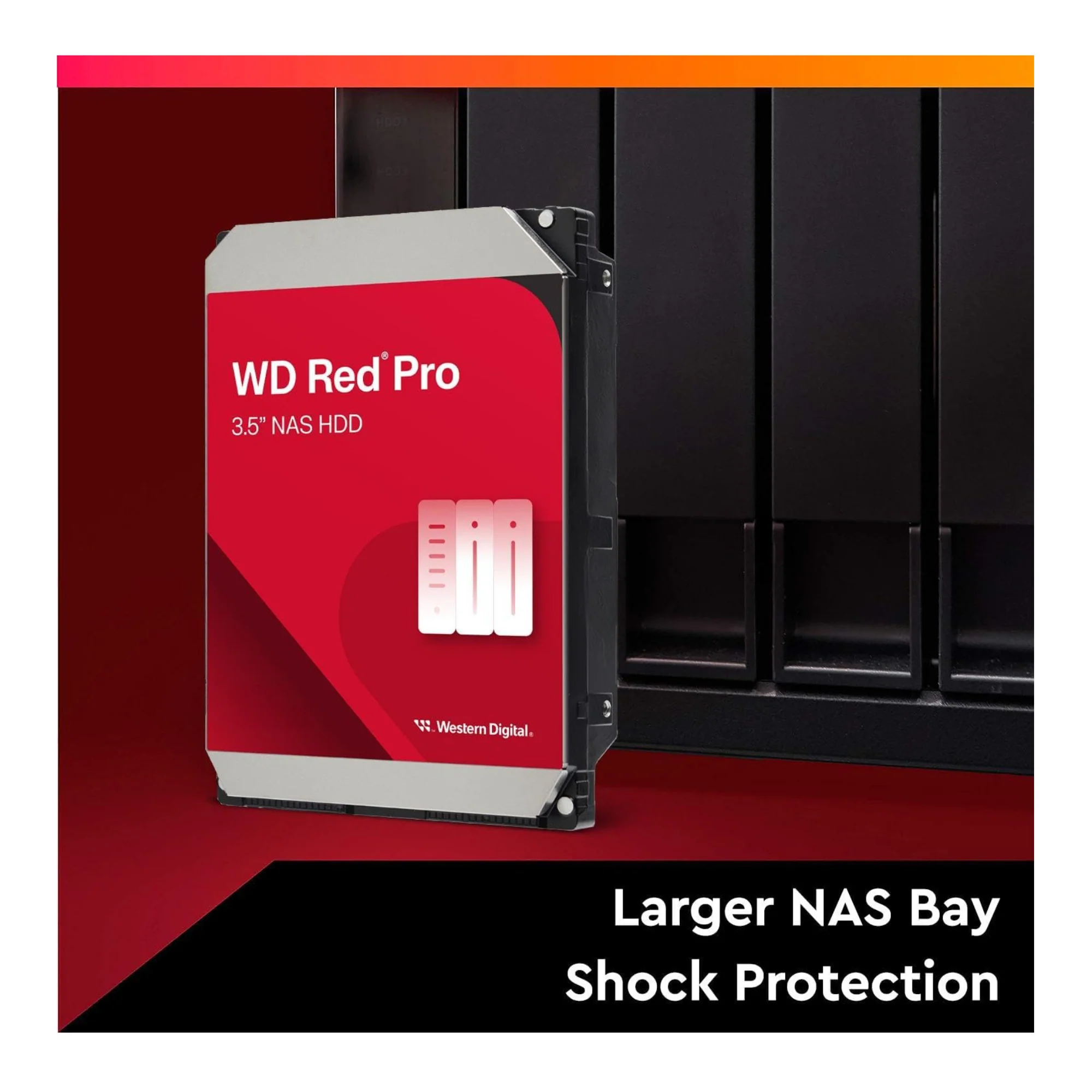 Western Digital 16TB WD Red Pro NAS Internal Hard Drive - 7200 RPM, SATA 6Gb/s - Image 8