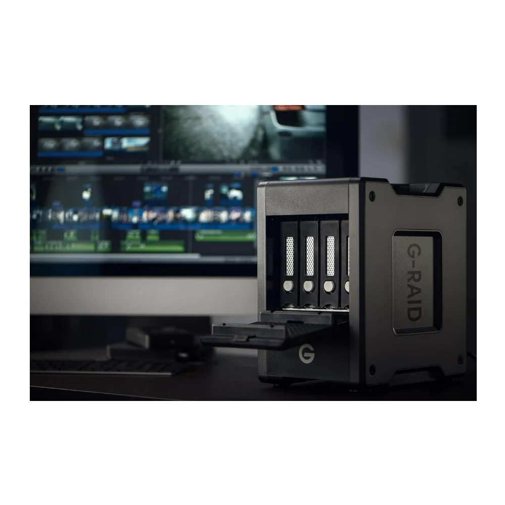 SanDisk Professional G-RAID Shuttle 4 Enterprise-Class 4-Bay External Hard Drive (96TB, Black) - Image 5