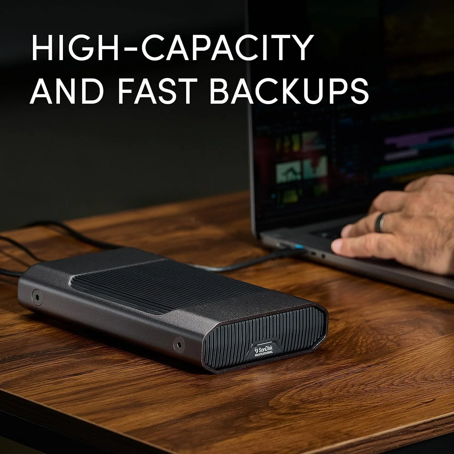 SanDisk Professional G-DRIVE Hard Drive with USB-C 10Gbps Interface (22TB) - Image 2