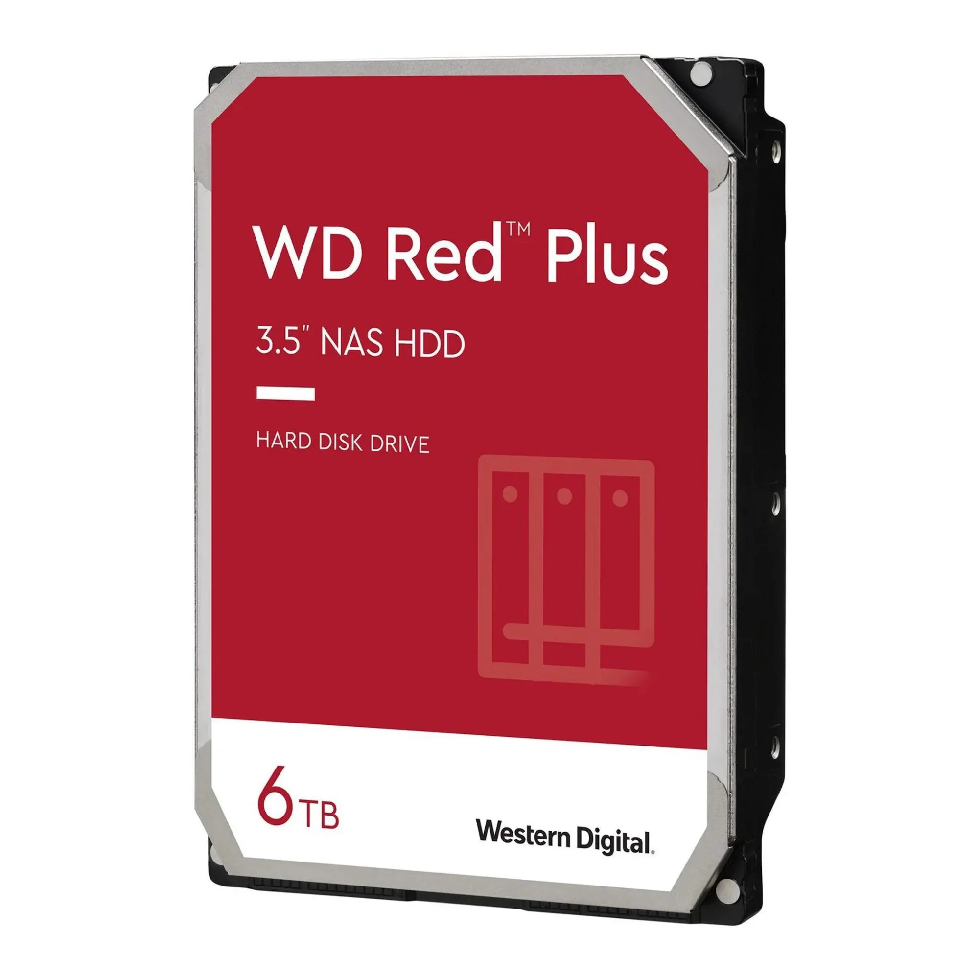 Western Digital 6TB WD Red Plus NAS Internal Hard Drive HDD - Image 2