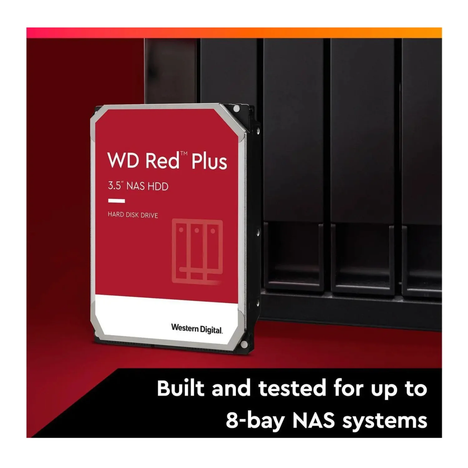 Western Digital 6TB WD Red Plus NAS Internal Hard Drive HDD - Image 3