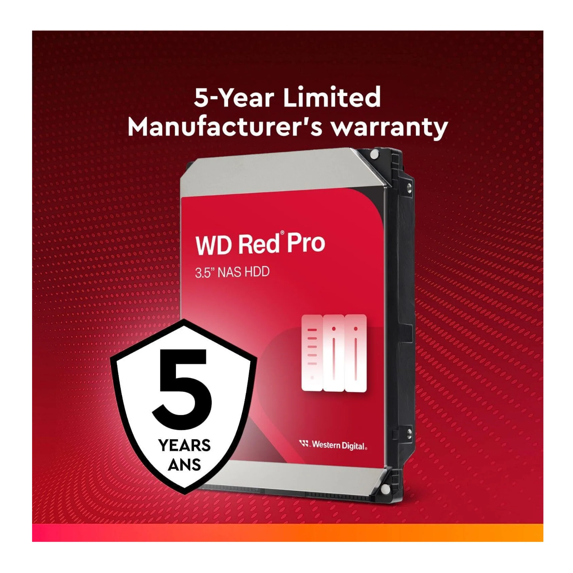 Western Digital 14TB WD Red Pro NAS Internal Hard Drive - 7200 RPM, SATA 6Gb/s - Image 7