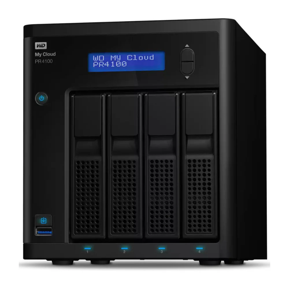 Western Digital My Cloud Pro Series 32TB PR4100 4-Bay NAS Server (4 x 8TB) - Image 2