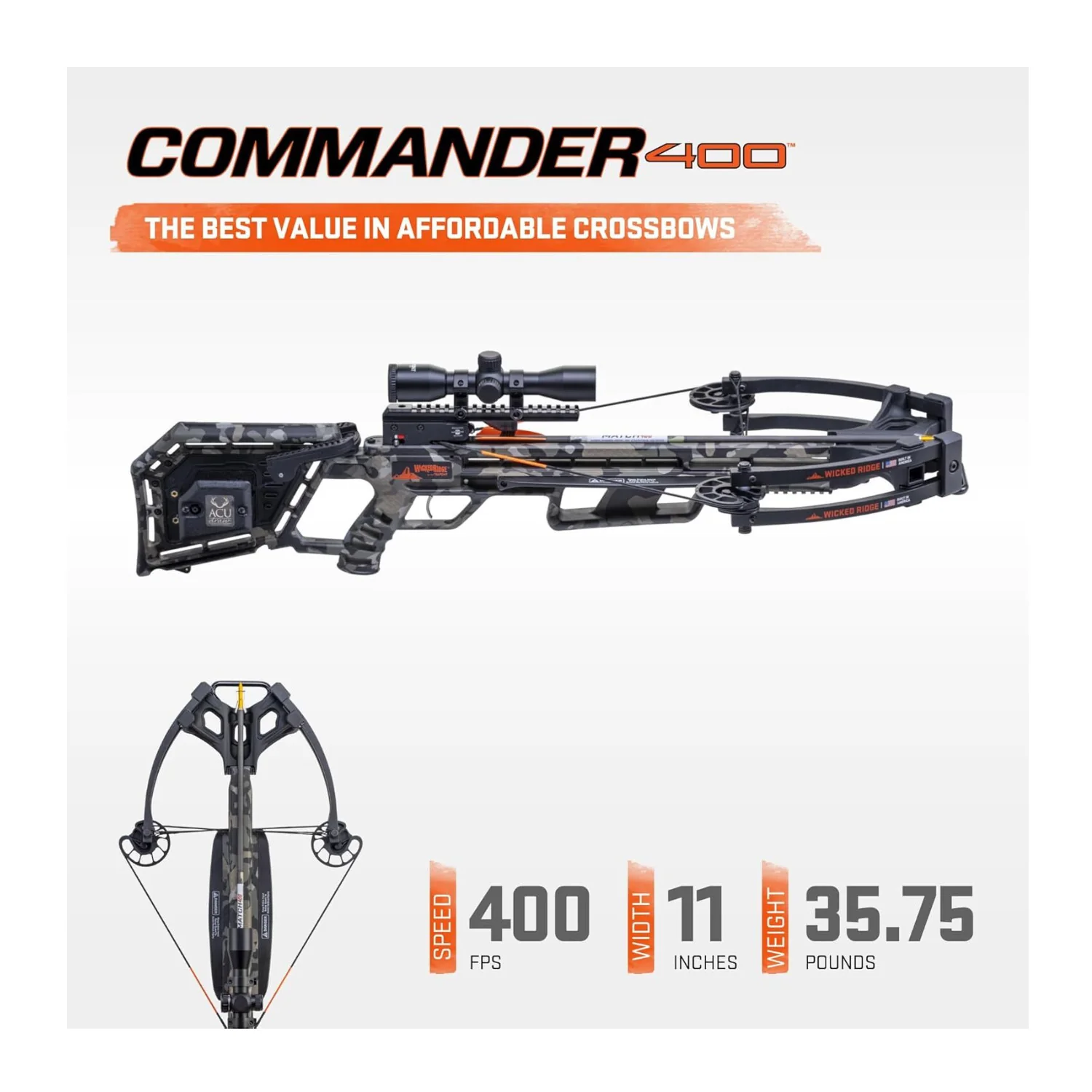 Wicked Ridge Commander 400 Crossbow Peak XT 400 FPS Bundle - Image 3