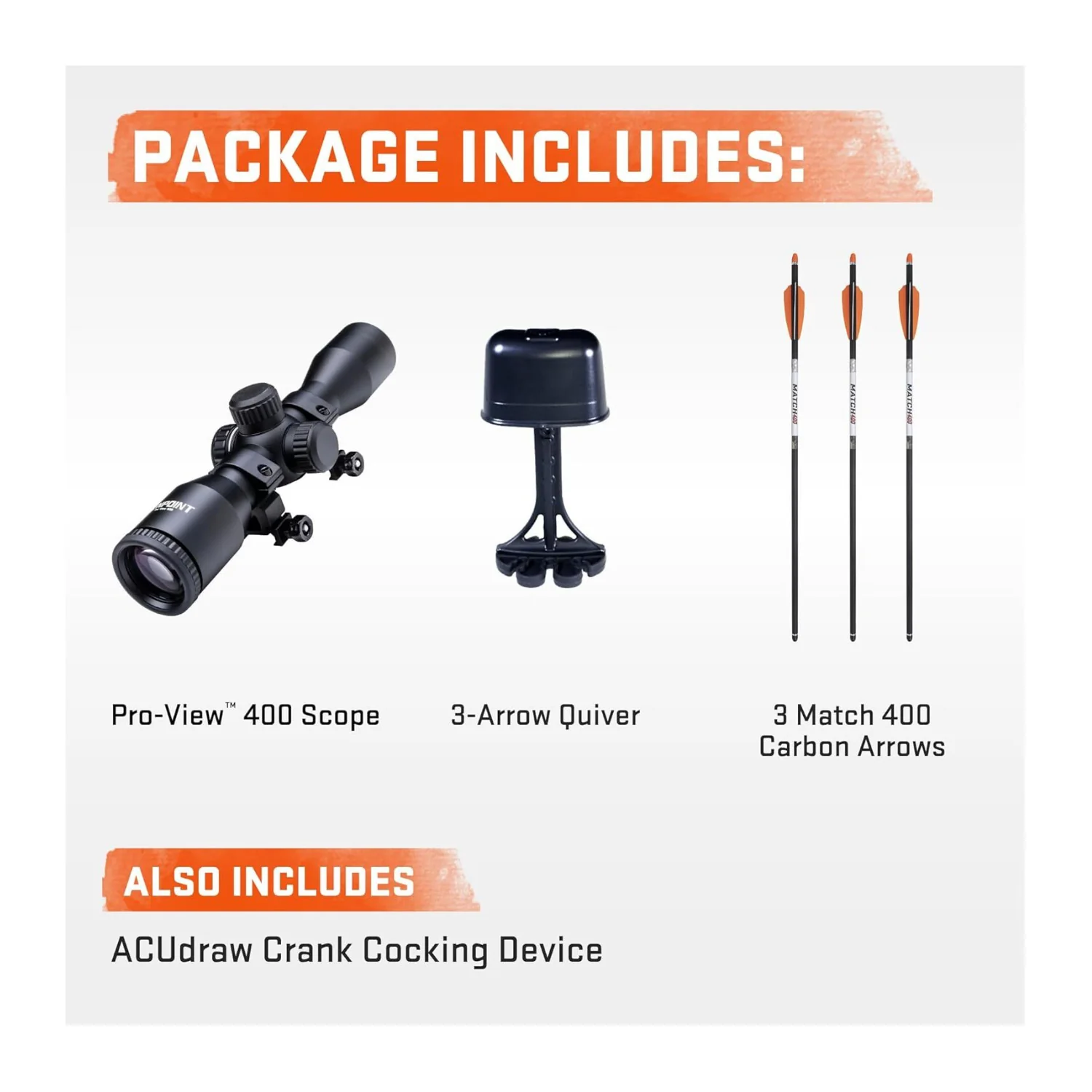 Wicked Ridge Commander 400 Crossbow Peak XT 400 FPS Bundle - Image 4