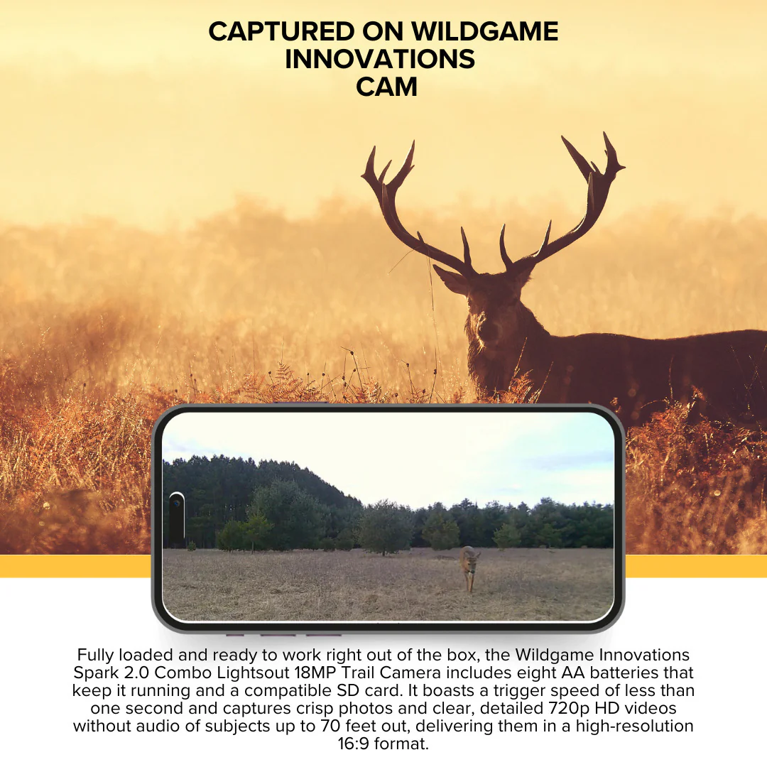 Wildgame Innovations Kicker 2.0 Lightsout Trail Camera with 18MP Resolution (2-Pack) Bundle - Image 3