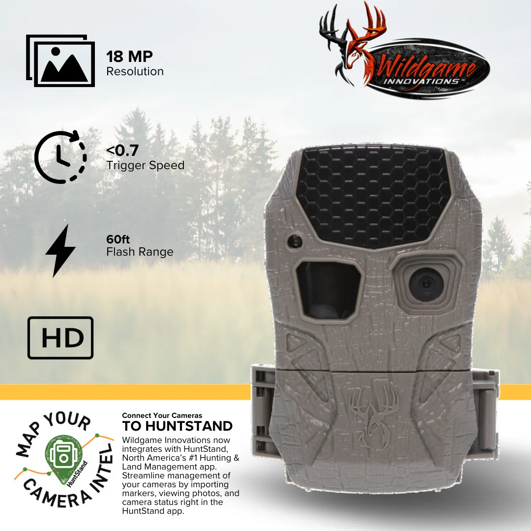Wildgame Innovations Kicker 2.0 Lightsout Trail Camera with 18MP Resolution (4-Pack) Bundle - Image 2