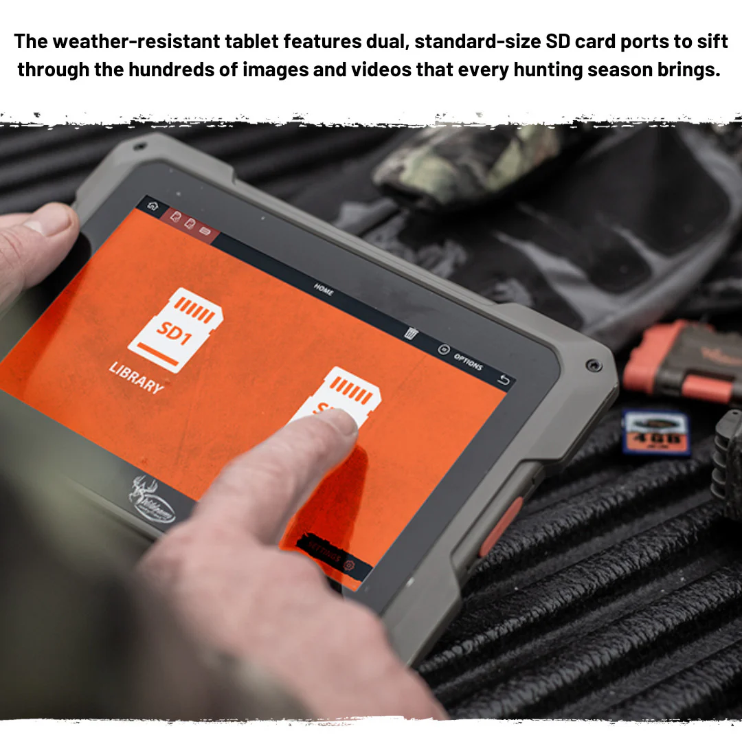 Wildgame Innovation 7-Inch HD Touchscreen Compact Trail Pad Tablet with Memory Card (4-Pack) Bundle - Image 3
