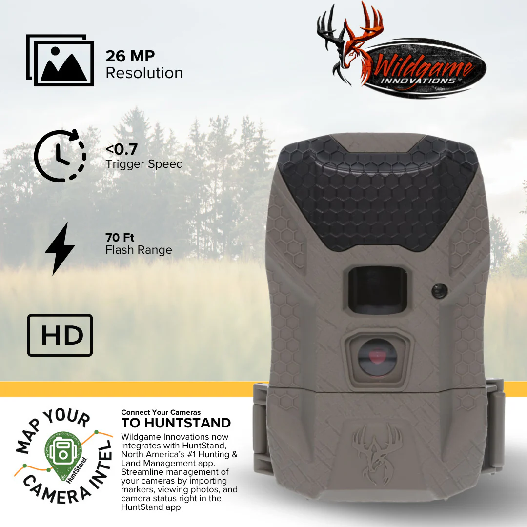 Wildgame Innovations Wraith 2.0 Lightsout Trail Camera with 40 Infrared LEDs (6-Pack) Bundle - Image 2